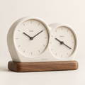 Twin-Time Desk Clock