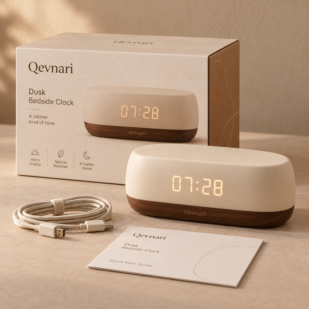 Dusk Bedside Clock