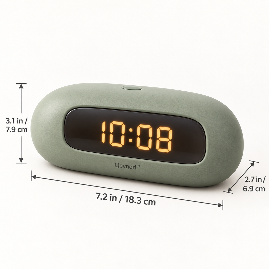 Pebble Digital Clock — Sage