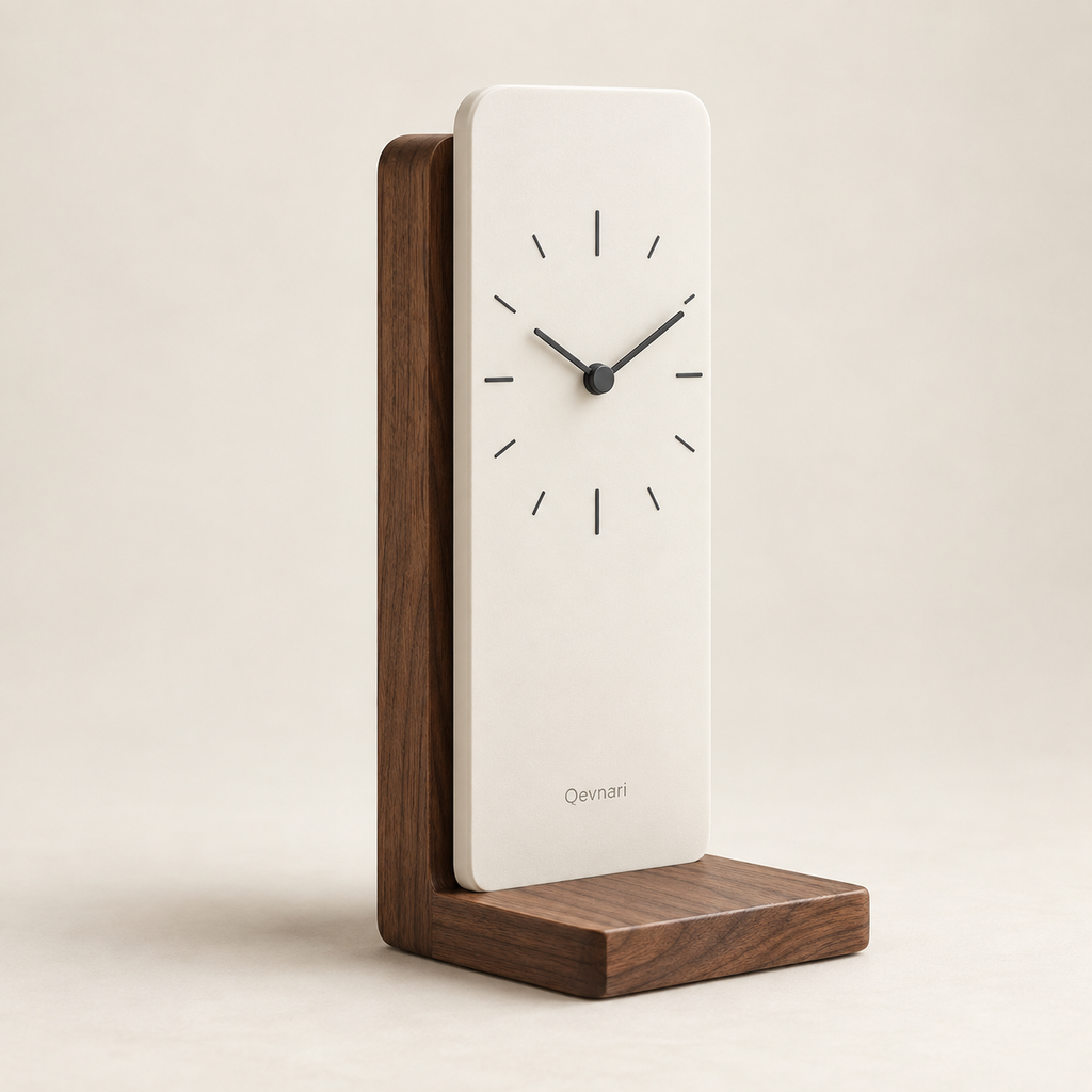 Bookend Desk Clock