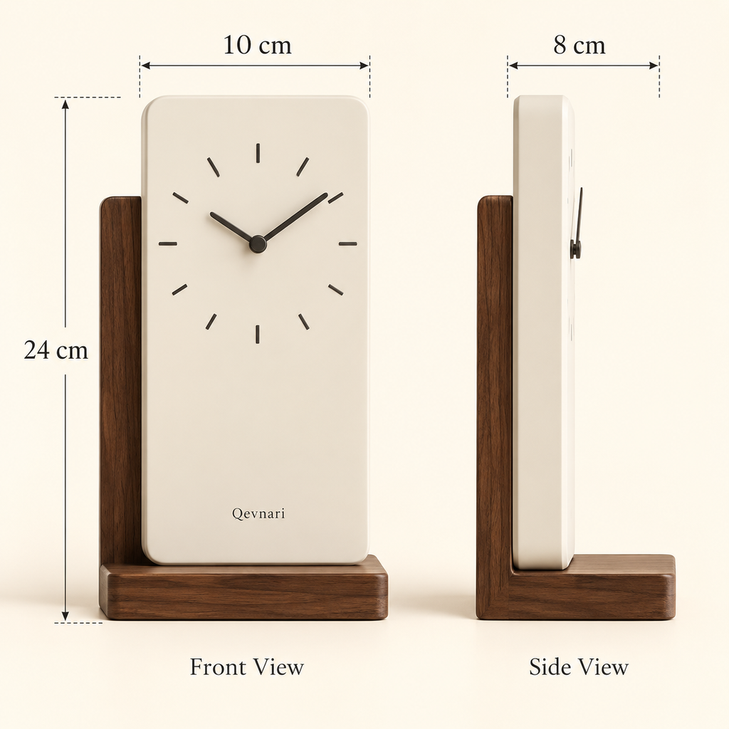 Bookend Desk Clock